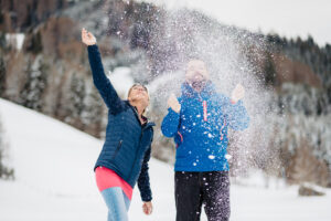 Pärchen im Schnee 1