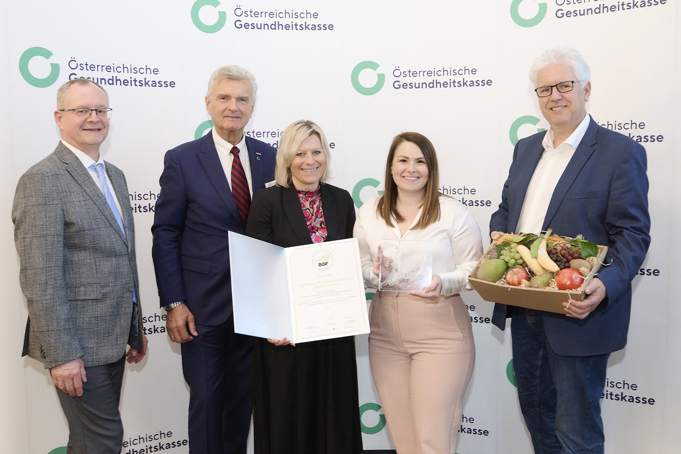 ÖGK BGF Gütesiegelverleihung Niederösterreich