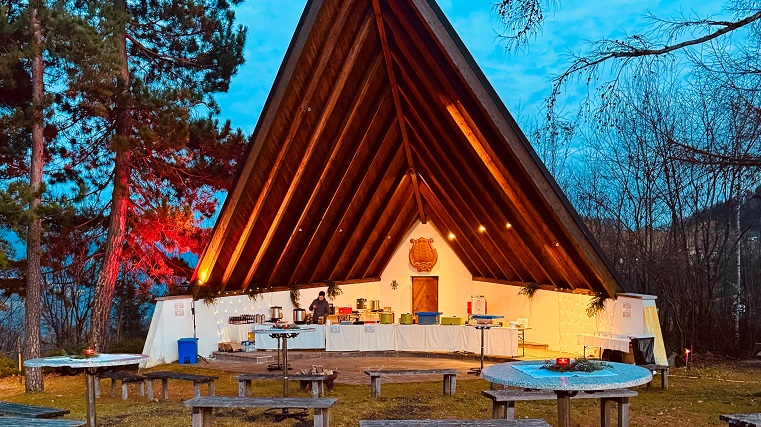 Advent im Kurpark des Gesundheitsresorts St. Josef