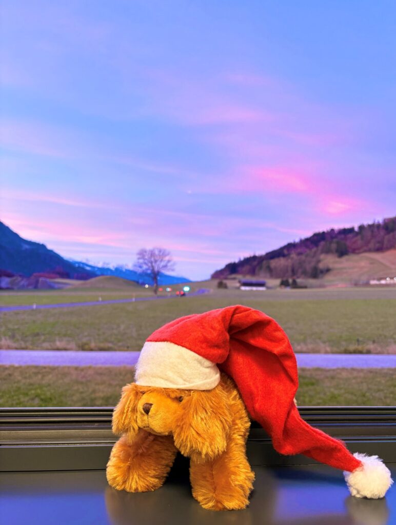 Kinder in der Reha Wiesing freuen sich über tolle Morgenstimmung