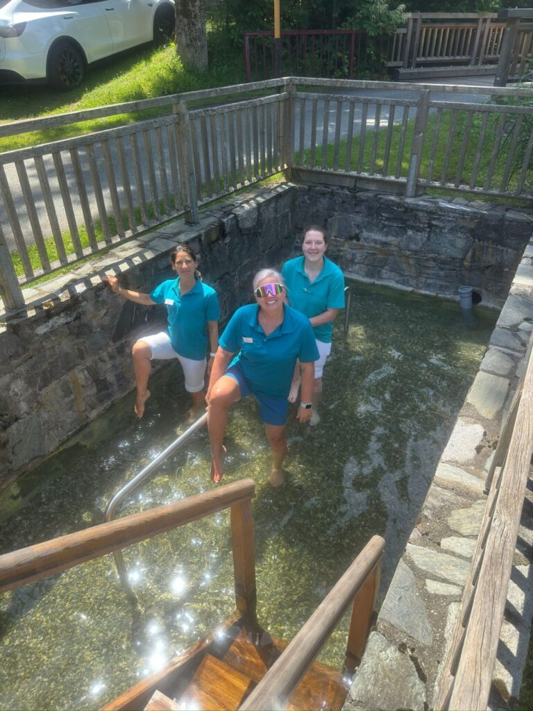 Kneippen in Weißbriach